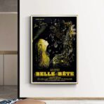 cartel la bella y la bestia jean cocteau
