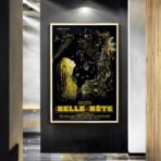 cartel la bella y la bestia jean cocteau