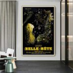 cartel la bella y la bestia jean cocteau