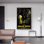 cartel la bella y la bestia jean cocteau