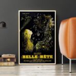 cartel la bella y la bestia jean cocteau