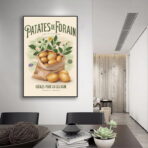 cartel de patata de feria