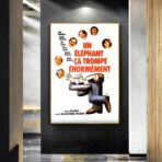 cartel un elefante es enganando enormemente