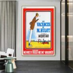 cartel de vacaciones del senor hulot