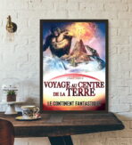 cartel de viaje al centro de la tierra