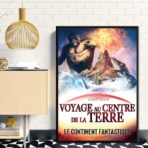 cartel de viaje al centro de la tierra