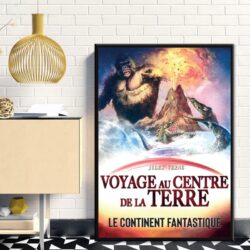 cartel de viaje al centro de la tierra