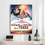 cartel de viaje al centro de la tierra