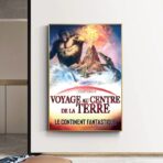 cartel de viaje al centro de la tierra