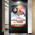 cartel de viaje al centro de la tierra