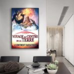 cartel de viaje al centro de la tierra