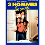 cartel 3 hombres y una cesta