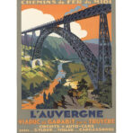 cartel antiguo auvernia