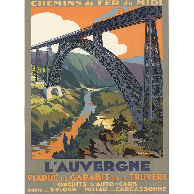 cartel antiguo auvernia cartel antiguo auvernia