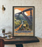 cartel antiguo auvernia