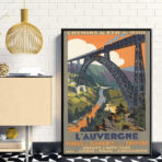 cartel antiguo auvernia