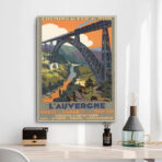 cartel antiguo auvernia