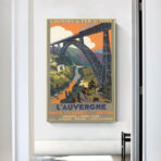 cartel antiguo auvernia