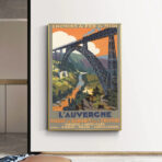 cartel antiguo auvernia