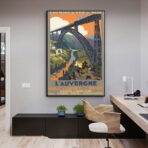 cartel antiguo auvernia