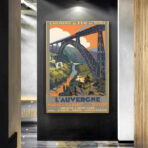 cartel antiguo auvernia