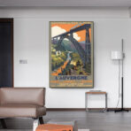 cartel antiguo auvernia