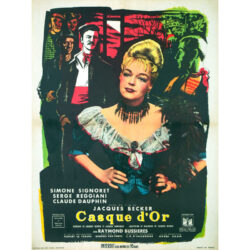 cartel casco dorado
