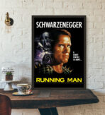 cartel hombre corriendo