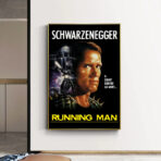 cartel hombre corriendo