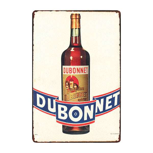 placa publicitaria de metal antiguo dubonnet placa publicitaria de metal antiguo dubonnet