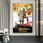 cartel de conan el barbaro