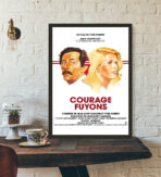 cartel de coraje vamos a correr