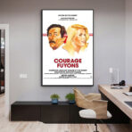 cartel de coraje vamos a correr