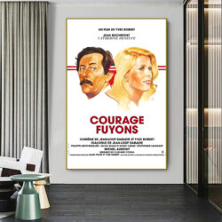cartel de coraje vamos a correr