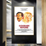 cartel de coraje vamos a correr