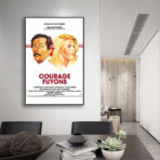 cartel de coraje vamos a correr