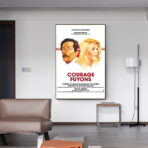 cartel de coraje vamos a correr