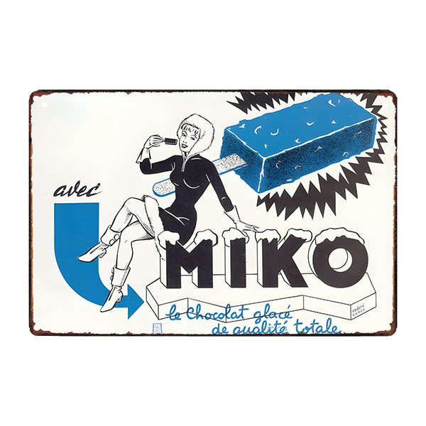 plato publicitario helado miko plato publicitario helado miko