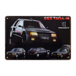 placa publicitaria 205 turbo 16