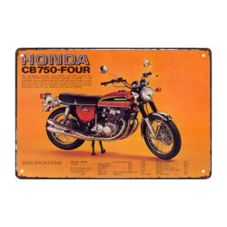 placa publicitaria 750 honda four