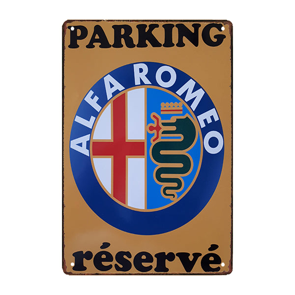 placa publicitaria alfa romeo placa publicitaria alfa romeo