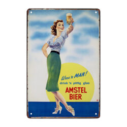amstel placa publicitaria