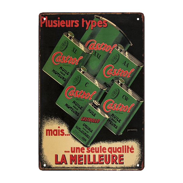 placa publicitaria castrol placa publicitaria castrol