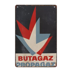 placa publicitaria llama butagaz