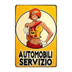 placa metal agip
