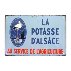 placa metal alsacia