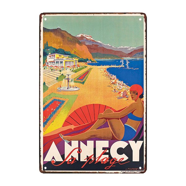 placa metal annency placa metal annency