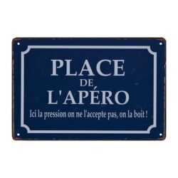 plato apero metalico
