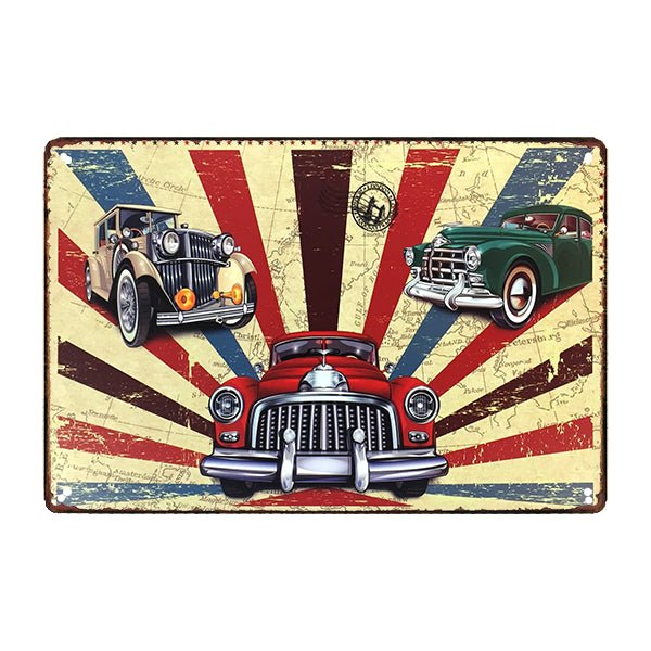 placa metal auto vintage 1 placa metal auto vintage 1