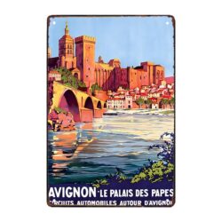 placa metal avignon